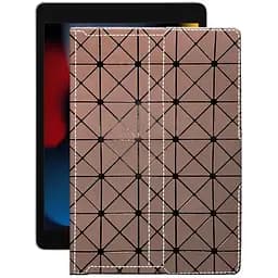 Чехол StatusCASE из экокожи для планшета Apple iPad 10.2 2021 (a2602) Коричневый ромб