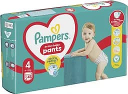 Підгузки-трусики Pampers Active Baby Pants Розмір 4 (9-15 кг) 2 уп. х 48 шт. - мініатюра 3