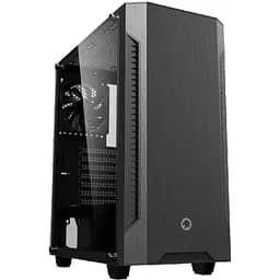 Корпус GameMax Fortress TG Black, без БП, Midi Tower, ATX/Micro ATX/Mini ITX, 1хUSB 3.0, 2хUSB 2.0, 3x120 мм, 421x210x460 мм, 0.5 мм, 5.5 кг