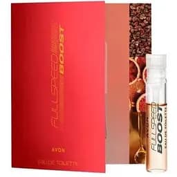 Листівка з зразком туалетна вода Avon Full Speed ​​Boost для Нього 0.6 мл