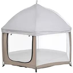 Автоматичний намет MR 1515 з сітчастими стінками, чохлом на дах і блискавкою, бежевого кольору