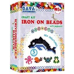 Набор для творчества Умняшка Магниты из термомозаики Морские (ТМ-003) TM-003