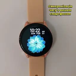 Смарт годинник T2 Pro Active 2 Bluetooth, встановлення свого фону, прийняття/здійснення дзвінків Золотой - мініатюра 2