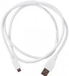 Кабель Cablexpert USB-MicroUSB 1m CCP-mUSB2-AMBM-W-1M White