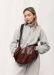 Женская сумка Sambag HOBO Bag-glove бургунди 50 х 28 х 5 см (53400013)