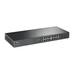 16-портовий гігабітний Smart коммутатор PoE+ з 4 SFP-слотами, TL-SG1218MPE - мініатюра 2