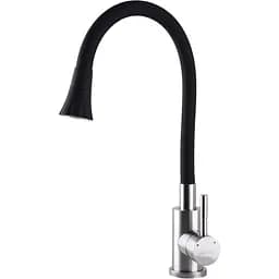 Смеситель для кухни Globus Lux Alpen SBT1-203SA-B01 нержавеющая сталь (25225)