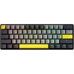 Клавіатура ігрова механічна GamePro GPMK-130G Pro Black Hot-Swap Outemu Red Swich RGB 2.4G/Bluetooth/USB