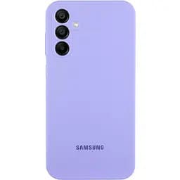 Чехол Silicone Cover Lakshmi Full Camera (AAA) with Logo для Samsung Galaxy S25 Edge Сиреневый / Dasheen