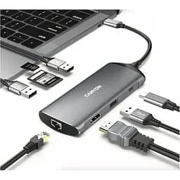 USB-Хаб Canyon 8-in-1 USB-C (CNS-TDS15) - мініатюра 2