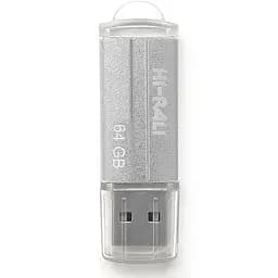 Флеш накопитель USB 64Gb Hi-Rali Corsair серебристый USB 2.0 (HI-64GBCORSL)