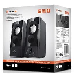 Акустична система REAL-EL S-90 Black - мініатюра 9