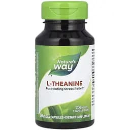 Аминокислота Nature's Way L-Theanine 60 вегакапсул