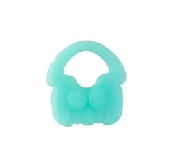 Прорезыватель силиконовый Baby Team Морские жители, бирюзовый (4008_бирюзовая_медуза)