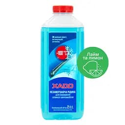 Омыватель стекла Xado -100 ⁰С зимний Лайм и лимон концентрат 2л(XA 50216)