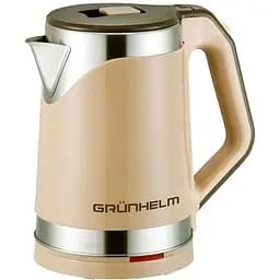 Електрочайник Grunhelm EKS-1857SB із нержавіючої сталі 2 л 1500 Вт
