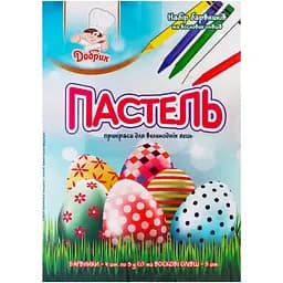 Набір харчових барвників з олівцями Добрик Пастель 4 шт. по 3 г (455947)