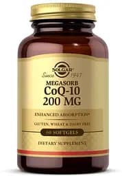 Натуральна добавка Solgar Megasorb CoQ-10 200 mg, 60 капсул