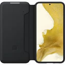 Оригінальний чохол-книжка Samsung для Galaxy S22 Plus Smart LED View Cover (6.6") Чорний (EF-NS906PBEGRU) - мініатюра 8