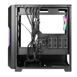 Корпус AZZA GUARDIAN GLASS, Black, без БЖ, Mid Tower, для E-ATX / ATX / Micro ATX / Mini ITX, Type-C / 2xUSB 3.0, макс. CPU - 170 мм / VGA - 400 мм, 1x120 мм ARGB, бічна панель із загартованого скла (CSAZ-520BG) - мініатюра 6