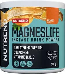 Витамины и минералы Nutrend MagnesLife Instant Drink Powder, 300 грамм Апельсин
