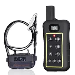 Дрессировочный ошейник для крупных собак + антилай 2в1 Trainertec PTS1200 водонепроницаемый до 1200 метров (100910)