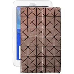 Чохол StatusCASE з екошкіри для планшету Samsung Galaxy Tab 3 lite 7 (T116) Коричневий ромб