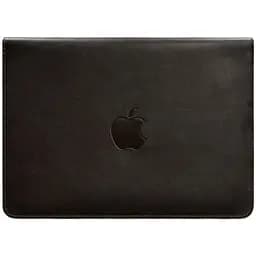 Кожаный чехол-конверт BlankNote на магнитах для MacBook 15-16 дюйм Темно-коричневый