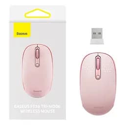 Комп'ютерна мишка Baseus F01B Tri-Mode Wireless Mouse Baby рожевий B01055503413-00 - мініатюра 7