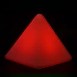 Світильник Brille з акумулятором LED RGB пластиковий Піраміда мал. - мініатюра 2