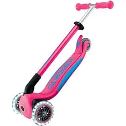 Самокат Globber Elite Lights 3+ колеса з підсвіткою 50 кг фуксія (439-610-3) - мініатюра 7