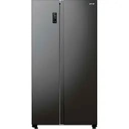 Холодильник Gorenje,SBS 179х67х92см 2 двери 353 (191) л А++ NF+ диспенсер генератор льда черный (NRR9185EABXLWD)