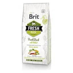 Сухий корм Brit Fresh Duck/Millet Activ Run/Work 12 кг для активних собак малих і середніх порід