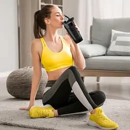 Шейкер спортивний 4FIZJO Ultra 700 мл Black (P-5905973407090) - мініатюра 9