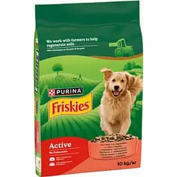 Сухий корм для дорослих активних собак Friskies з яловичиною 10 кг - мініатюра 3