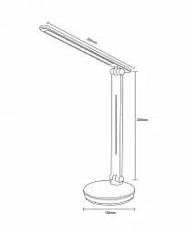 Настільна лампа Zuma Line SM-606 LED 1x5W 3000K-6000K+RGB 250Lm IP20 чорна - мініатюра 2