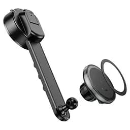 Тримач із бездротовим зарядним Hoco HW25 Neon magnetic wireless fast charging car holder - мініатюра 2