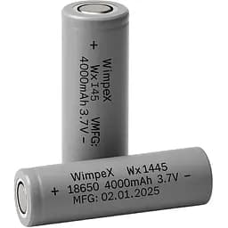 Акумулятор Wimpex 18650 WX-1445 4000 Mah Li-Ion 3.7 V 500 циклів сірий - мініатюра 5