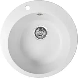 Мийка кухонна Valetti 7S гранітна 500x500 мм біла