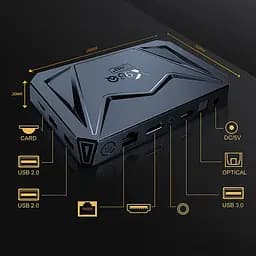 Смарт ТВ приставка X96Q Pro+ Plus 4/32 Гб Smart TV Box Android 14 - мініатюра 5