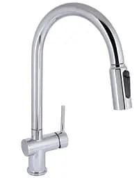 Смеситель для кухни Qtap Rozcesti с выдвижным изливом с подключением для питьевой воды QTROZ366CRM45938