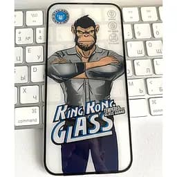Захисне 2.5D скло King Kong HD для Apple iPhone 15 Pro Max (6.7) Чорний - мініатюра 3