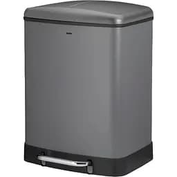 Мусорное ведро Kela Davino с педалью 24 л серое (10949)