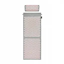 Килимок акупунктурний 4FIZJO Аплікатор Кузнєцова з валиком 128 x 48 см Grey/Pink 4FJ0288 (P-5907739313294) - мініатюра 5