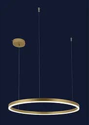 Люстра led світильник кільця підвісна Levistella 918LP450-1 GD 600MM - мініатюра 2