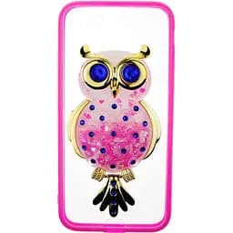 Чохол-накладка Toto TPU Case Decorative Stones iPhone 7/8/SE 2020 Owl Pink