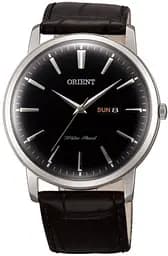 Мужские наручные часы Orient FUG1R002B6 кварцевые с кожаным браслетом