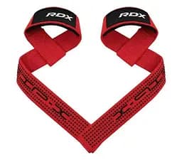 Лямки для тяги RDX S4 Gym Cotton Gel Straps Red Plus (WAC-S4R+)