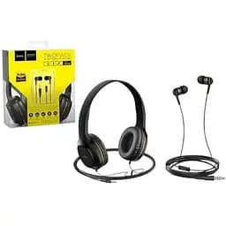 Навушники Hoco W24 Чорно-золотий