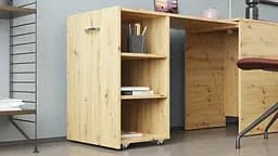 Стіл-тумба трансформер Смарт 1/1 Ferrum-decor 750x1450x500 ДСП Дуб Артізан 16 мм (FRD-105072) - мініатюра 14